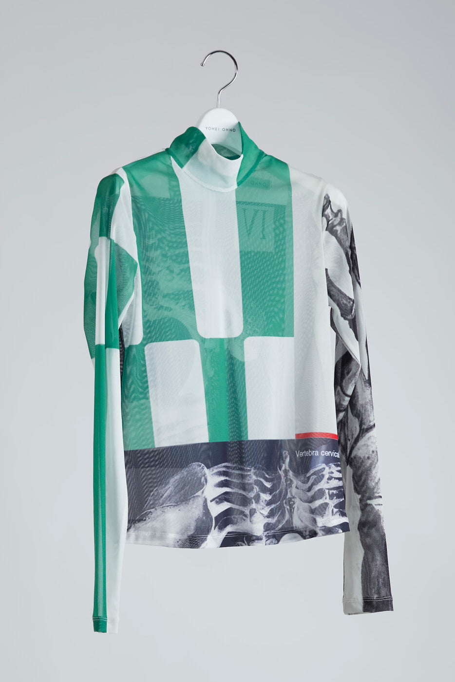 YOHEI OHNO Pleated Graphic Top \