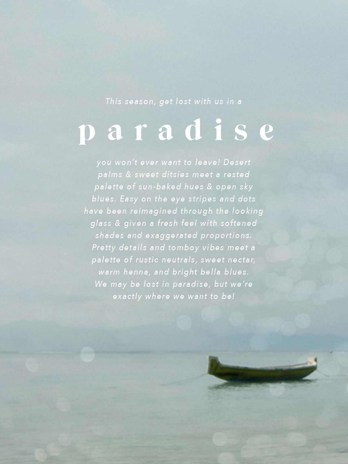 Billabong Lost Paradise Collection Lookbook