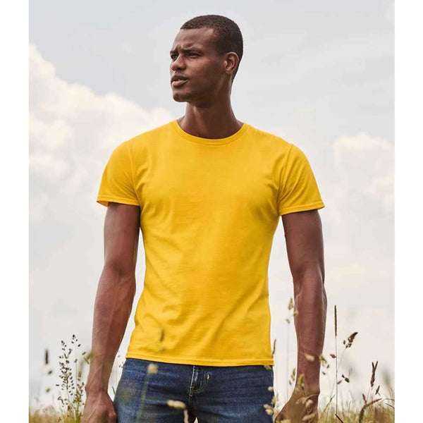 Slim Fit T Shirt In Yellow