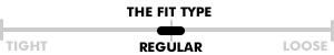 The Fit Type: Regular Men's Fit