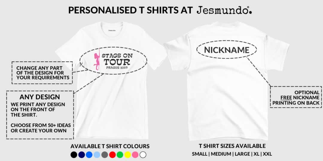 Personalised T-Shirt Printing Information