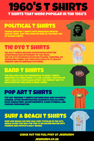 Popular T Shirts In The 1960's