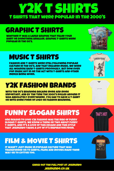 The Most Popular T Shirts In The 2000s - Y2K T-Shirts