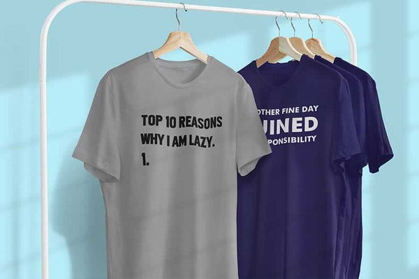 Grey And Navy T-Shirt Colours Are Popular Too