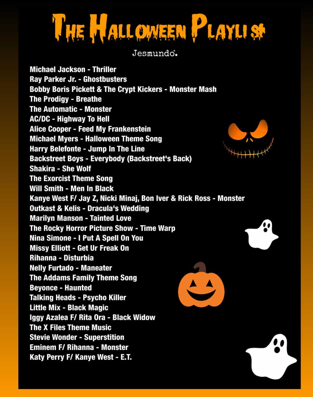 Halloween Party Playlist