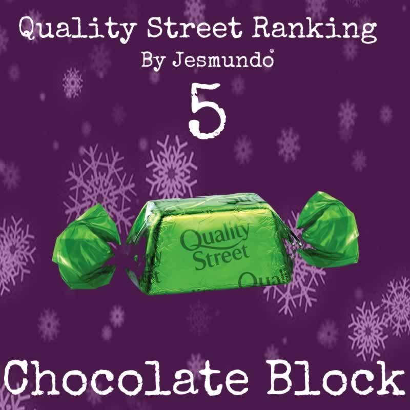 Chocolate Block Ranks 5th Place
