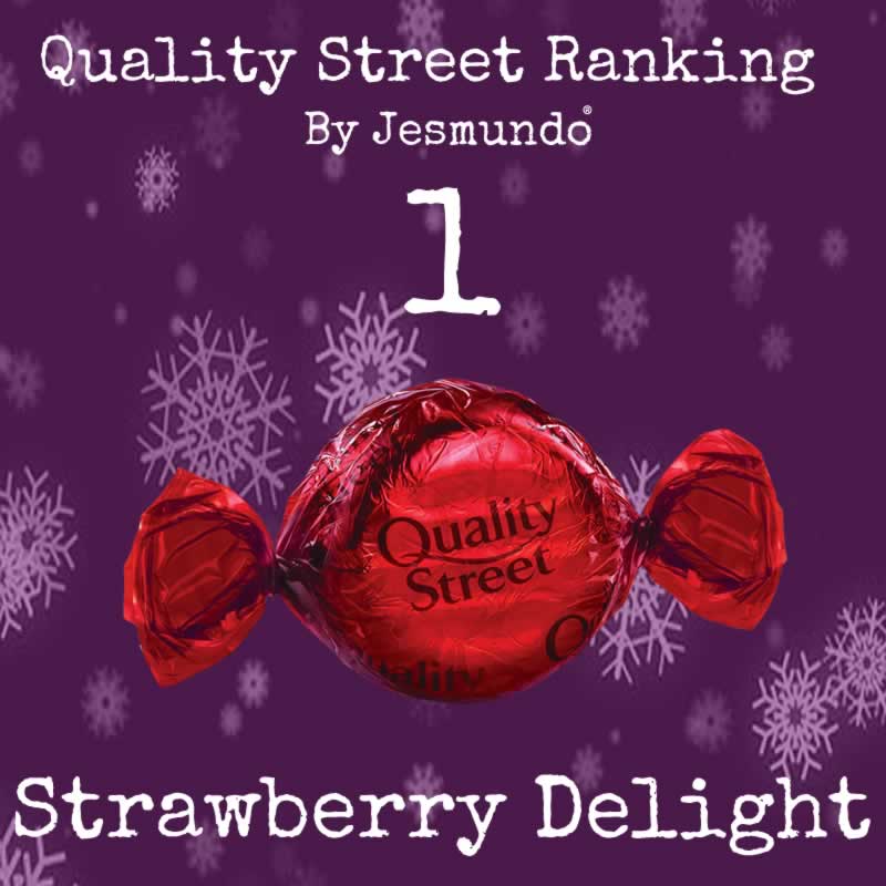 Strawberry Delight Ranked Best Quality Street Sweet