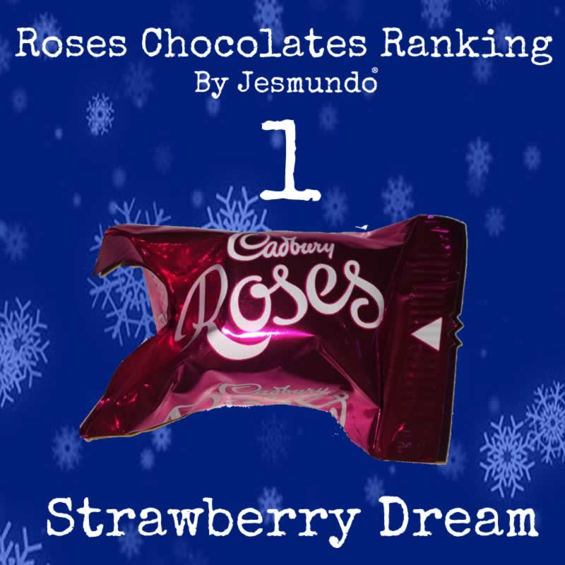 Strawberry Dream Ranked Best Chocolate In Roses Tub