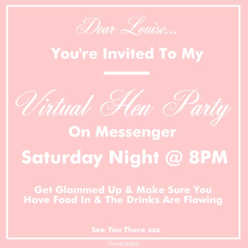 Virtual Hen Party Invites
