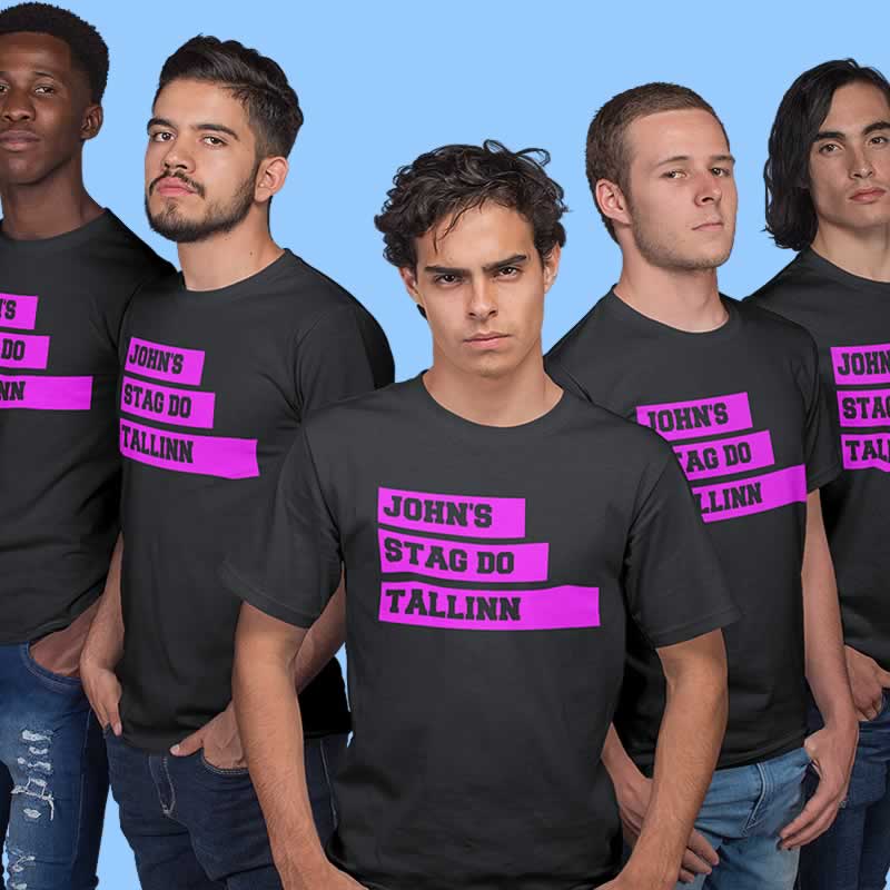Pack Stag Do T-Shirts For You And The Lads