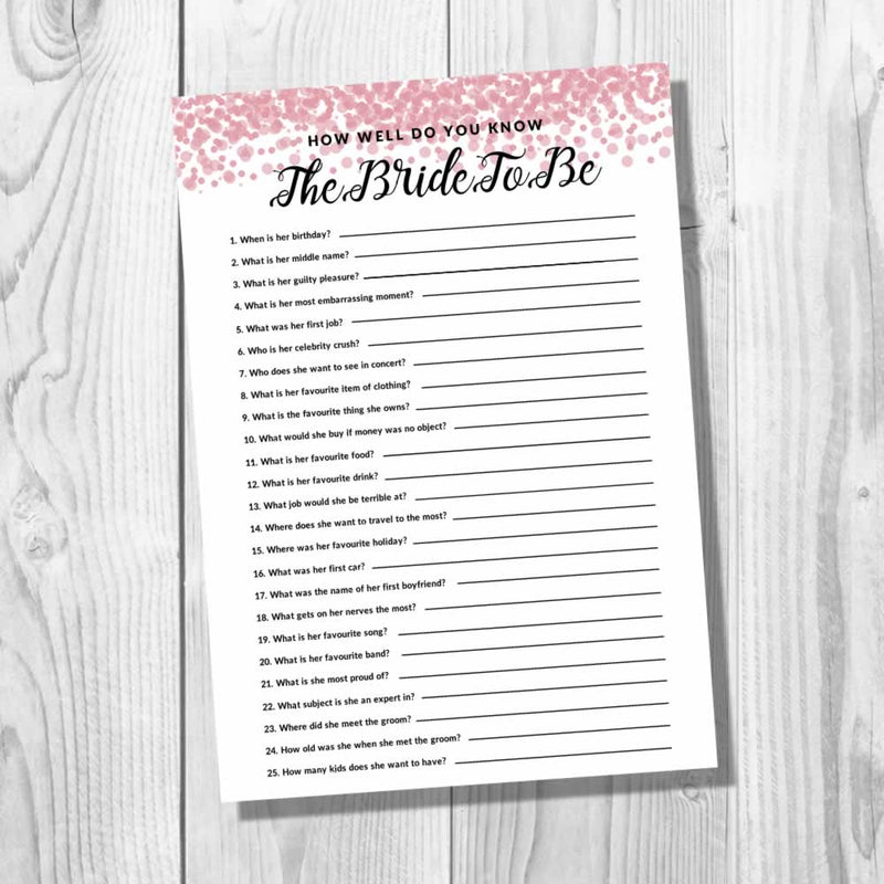 12 Hen Party Printable Games Bundle: Print At Home For Your Hen Party