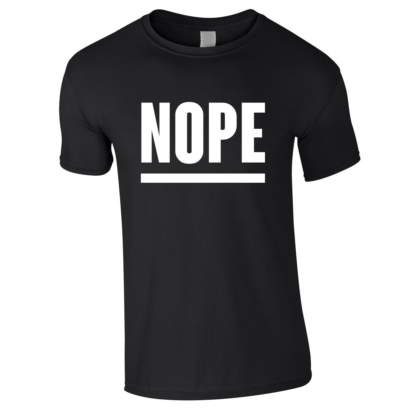 Nope Slogan T Shirt