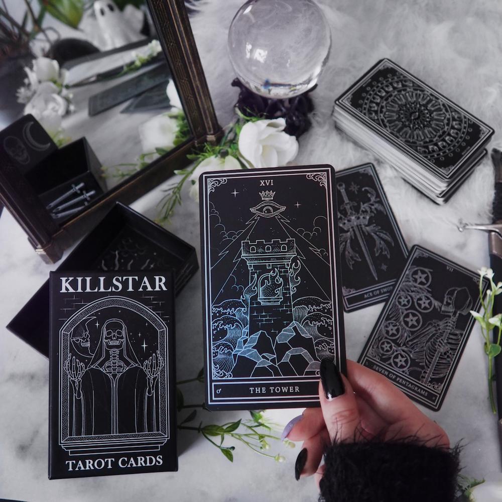 Killstar Black Tarot Cards