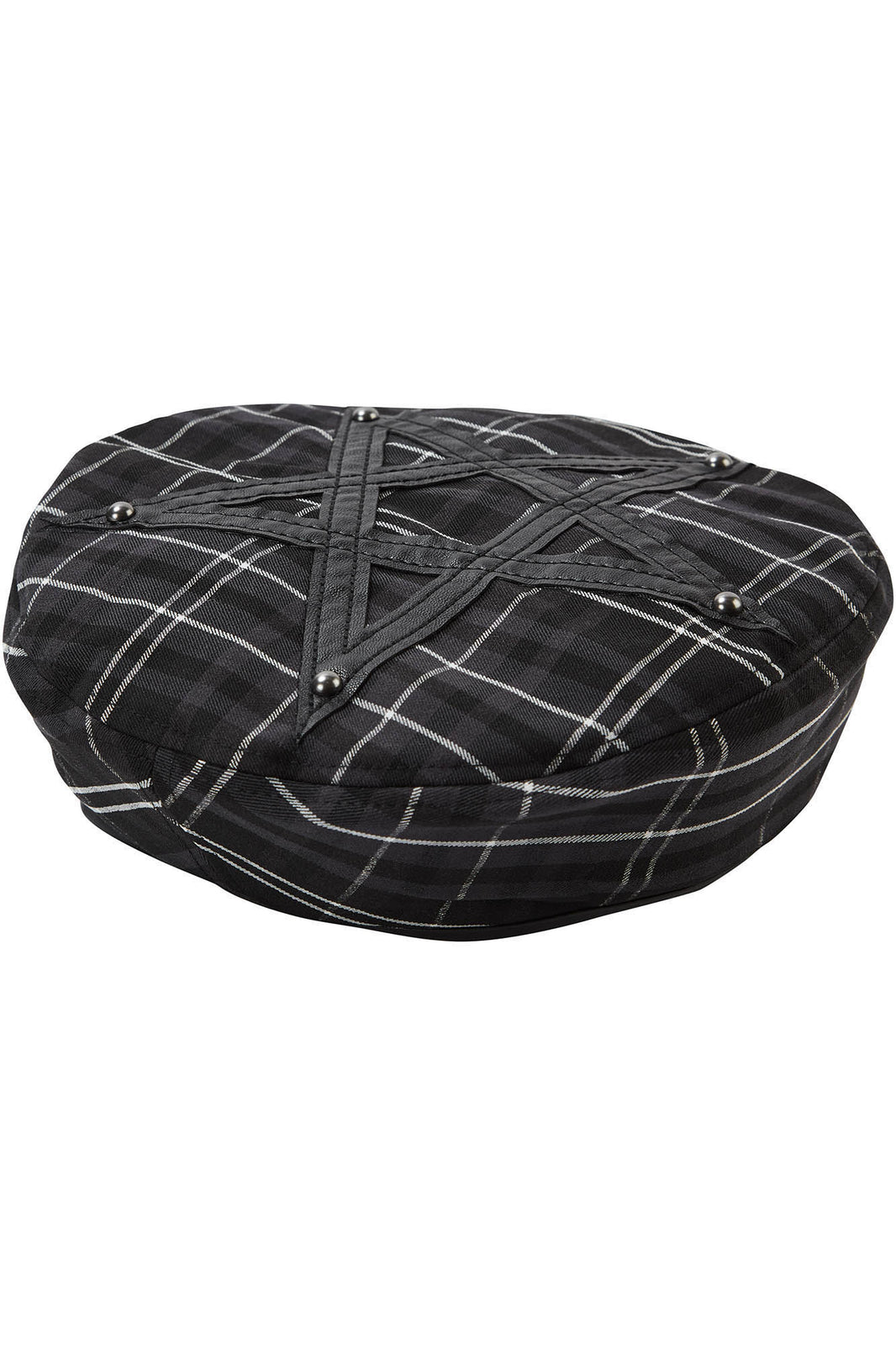 Dark Fate Beret Ash Tartan Killstar