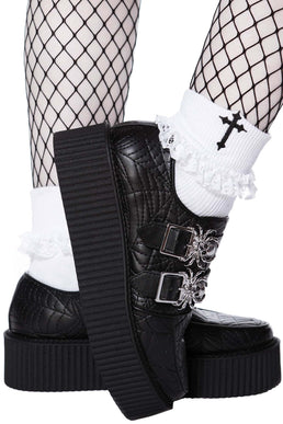 women's shoes KILLSTAR - Feral Creepers - Black - KSRA006195 