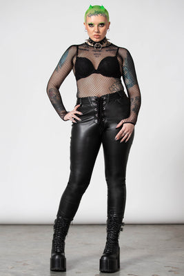 Killstar - Carved Up Slashed Tights