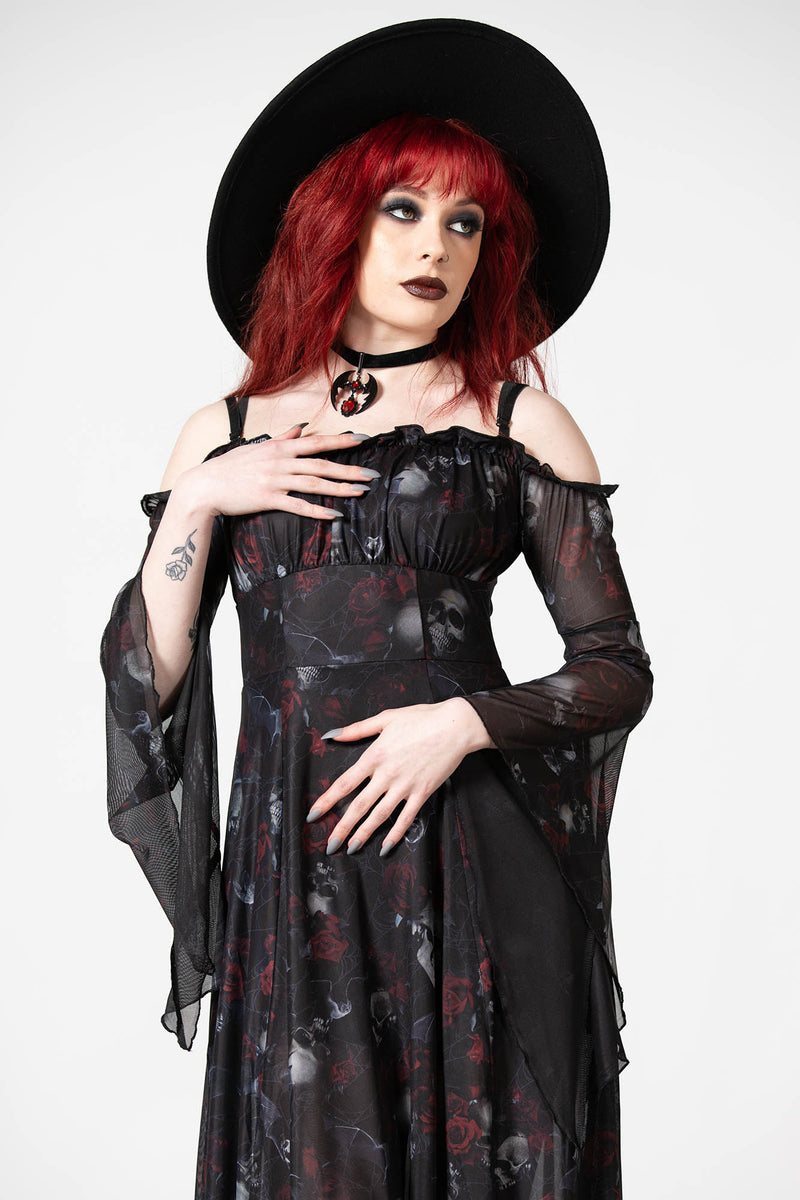 Mystic Meadow Mesh Maxi Dress | Killstar