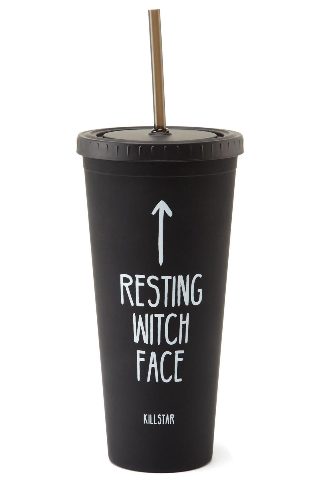 Resting Witch Face Cold Brew Cup [B] - Shop Now - www.KILLSTAR.com