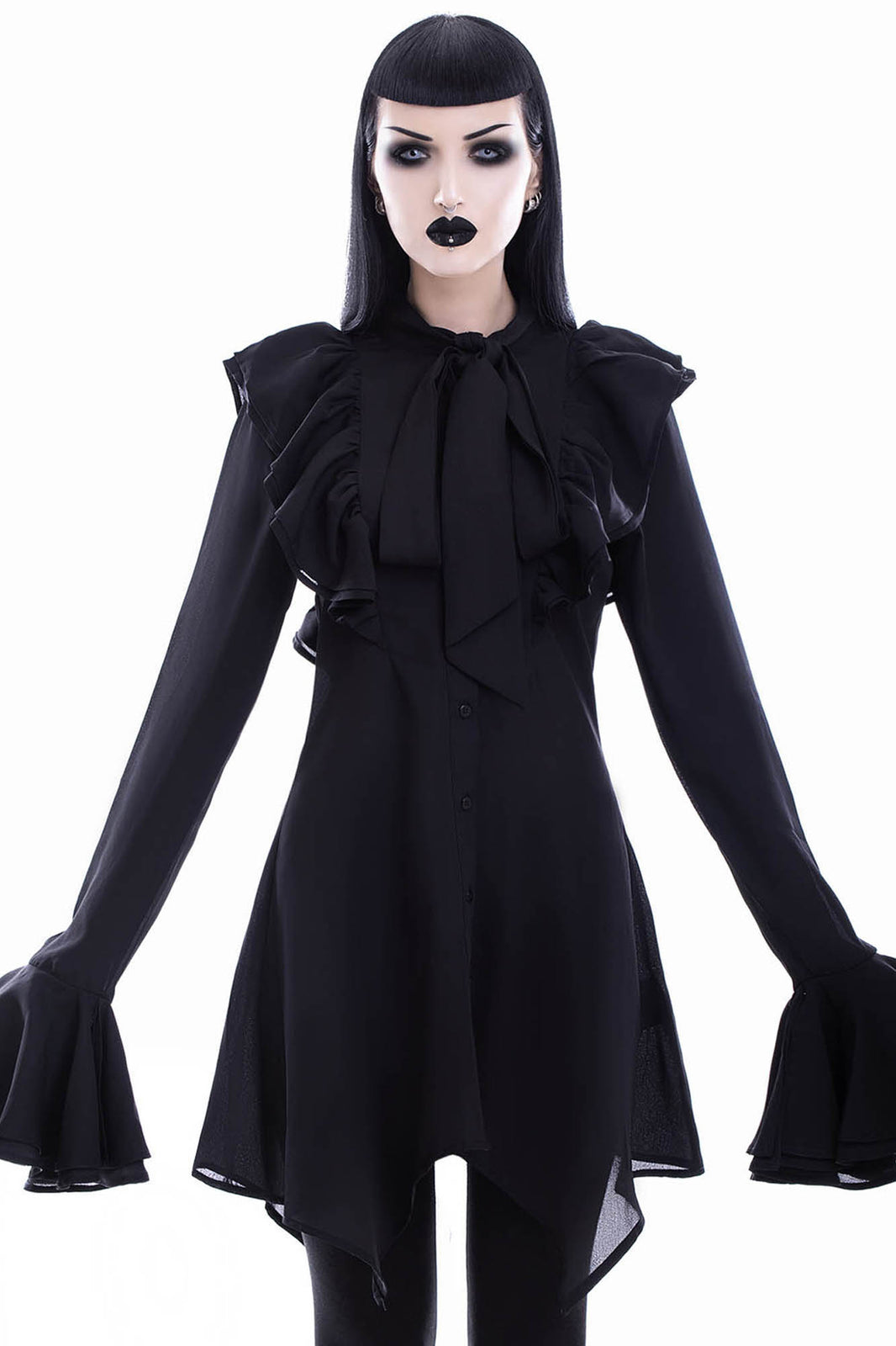 killstar sorrows maxi shirt