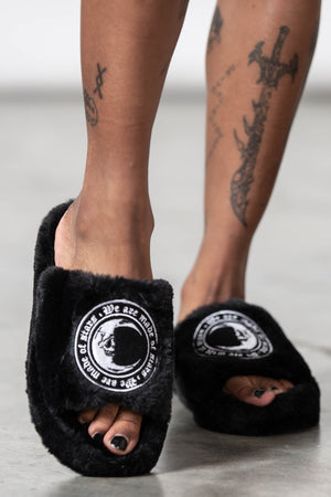 Starchild Fur Slippers | Killstar