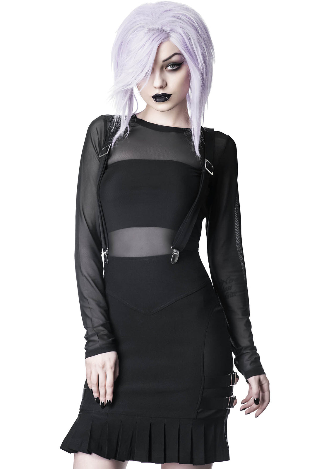 Synth Suspender Skirt | Killstar