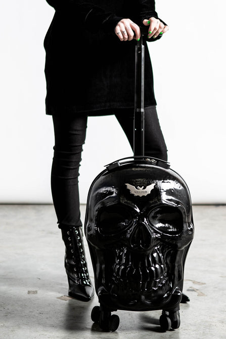 希少 KILLSTAR SKULL SUITCASE トラベル 地雷 ブラック | tspea.org