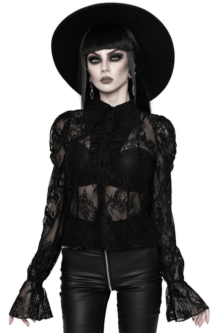 Valentina Lace Shirt | Killstar