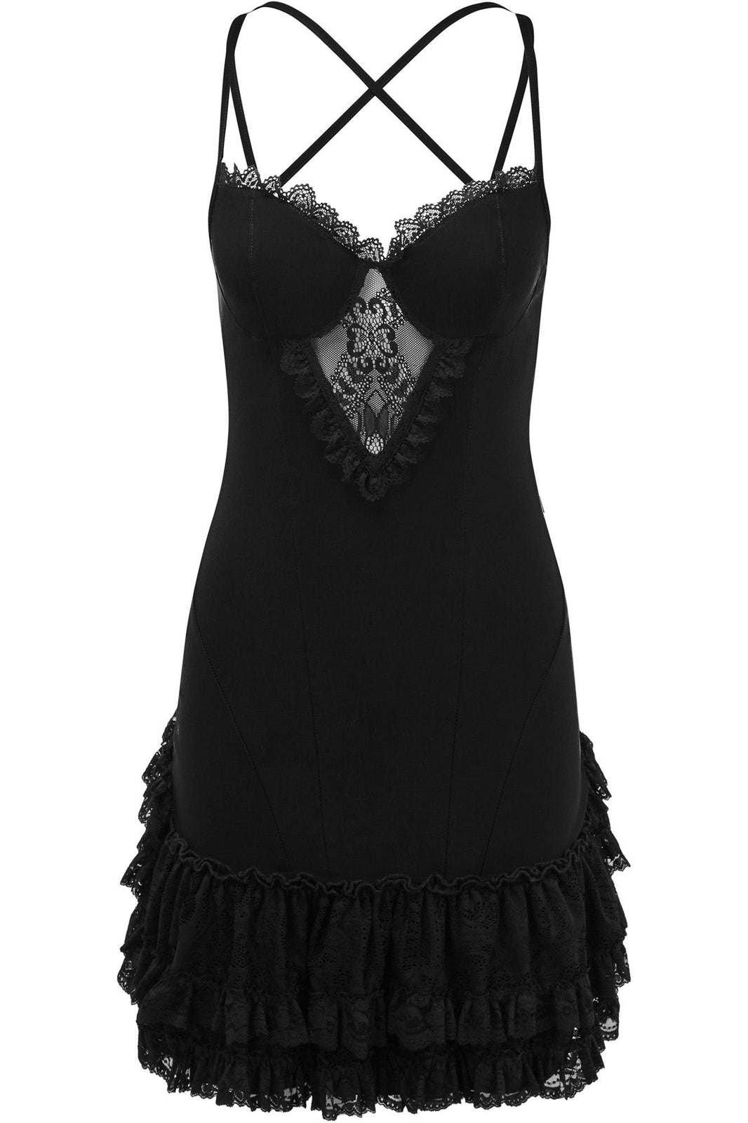 Vivienne Bustle Dress - Shop Now - www.KILLSTAR.com