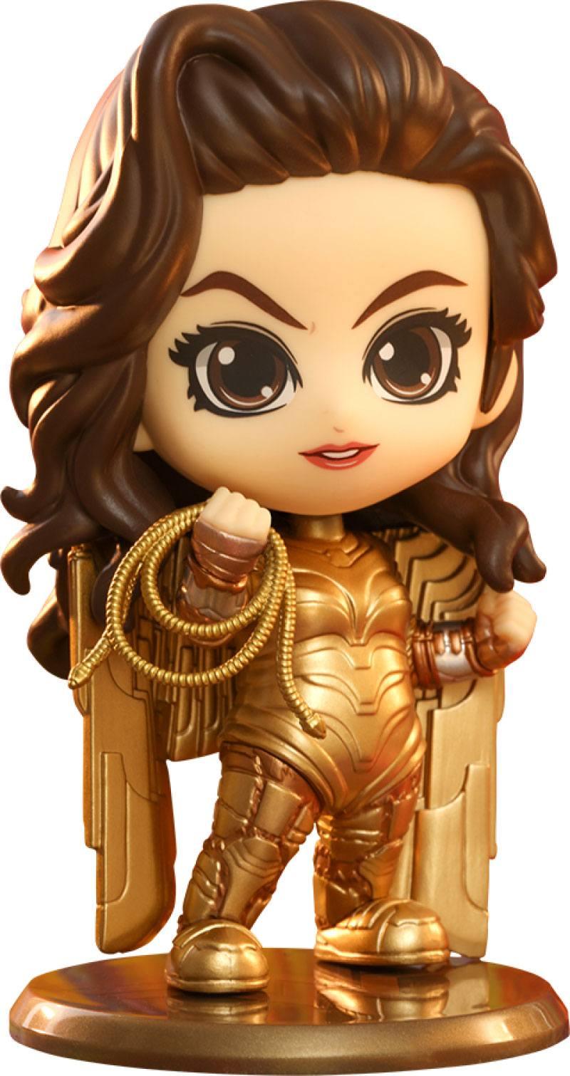 Wonder Woman 1984 Cosbaby (S) Mini Figure Golden Armor Wonder Woman 10 Cm