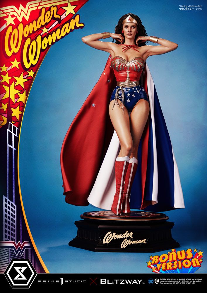 Wonder Woman 1975 Statue 1/3 Wonder Woman (Lynda Carter) Bonus Version 69 Cm