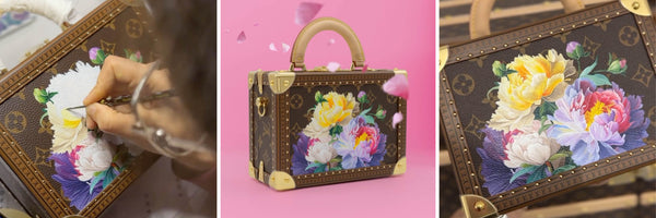 Floral Louis Vuitton Case by @amano.official