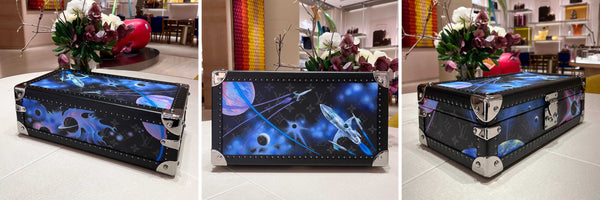 Futuristic Space Scene Louis Vuitton Watch Case by Esther @liangarchive