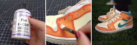 Adding Angelus 4-Coat Flat on Custom AJ1