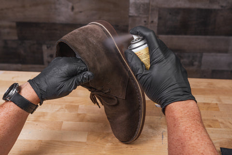 Angelus Mink Oil comes in a Aerosol version for leather conditioning on the go.