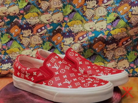 Colored LV' Vans Slip-on