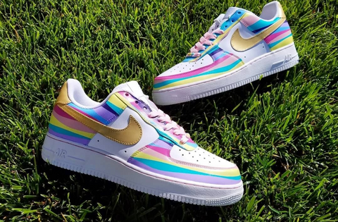 painted air force ones simple