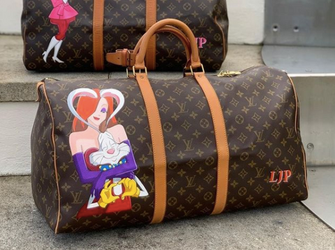 Custom Painting On LV Or Any Branded PF Louis