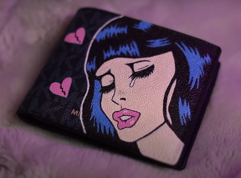 Angelus Tutorials: Pop Art Hand Painted Designer Wallet