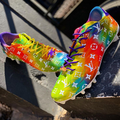 CUSTOM CLEATS Louis Vuitton !! DIY 