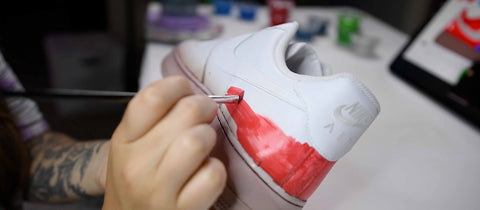 painting shoes