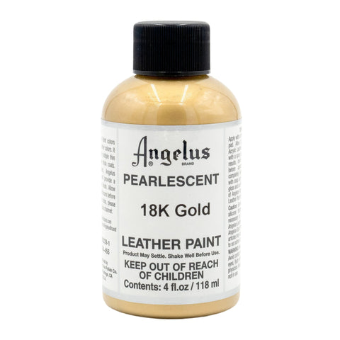 Angelus Metallic-1 oz Leather Paint, Gold