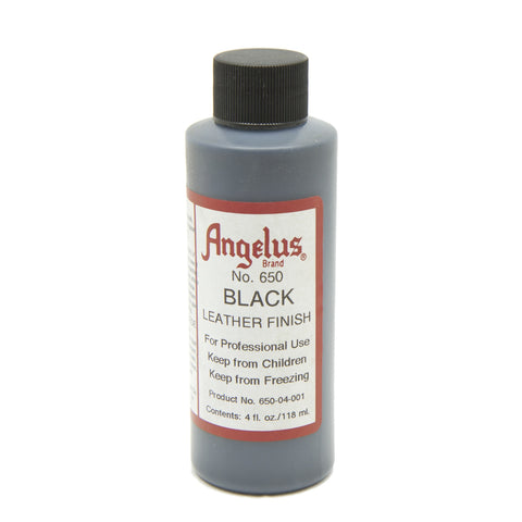 When you customize shoes, you need Angelus Leather Finish to complete the job.
