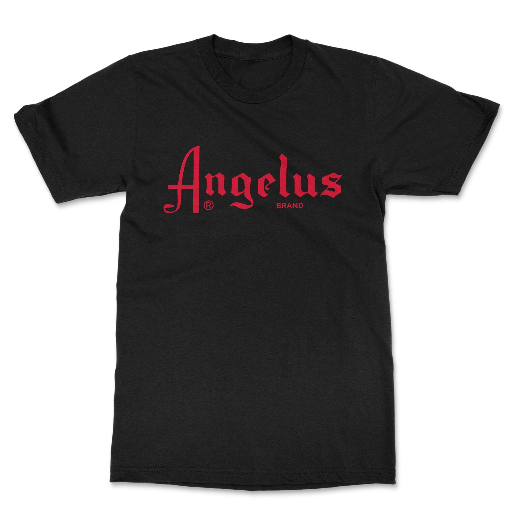 Angelus Logo Red T Shirt W Rear Logo