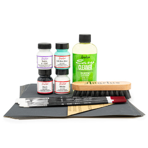 Angelus Leather Paint Kit- Basics Starter Kit Includes 5 Paints, Prep, & 5  Piece Paint Brush Set - Yahoo Shopping