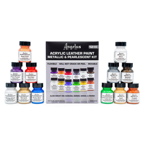 Heavy Body Acrylic Leather Paint - 12 Color Kit – Superior Leather Paint
