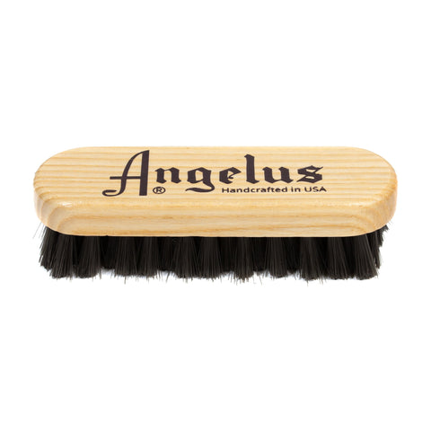 FootFitter Shoe Cleaning Brush with Coco Bristles (Black)