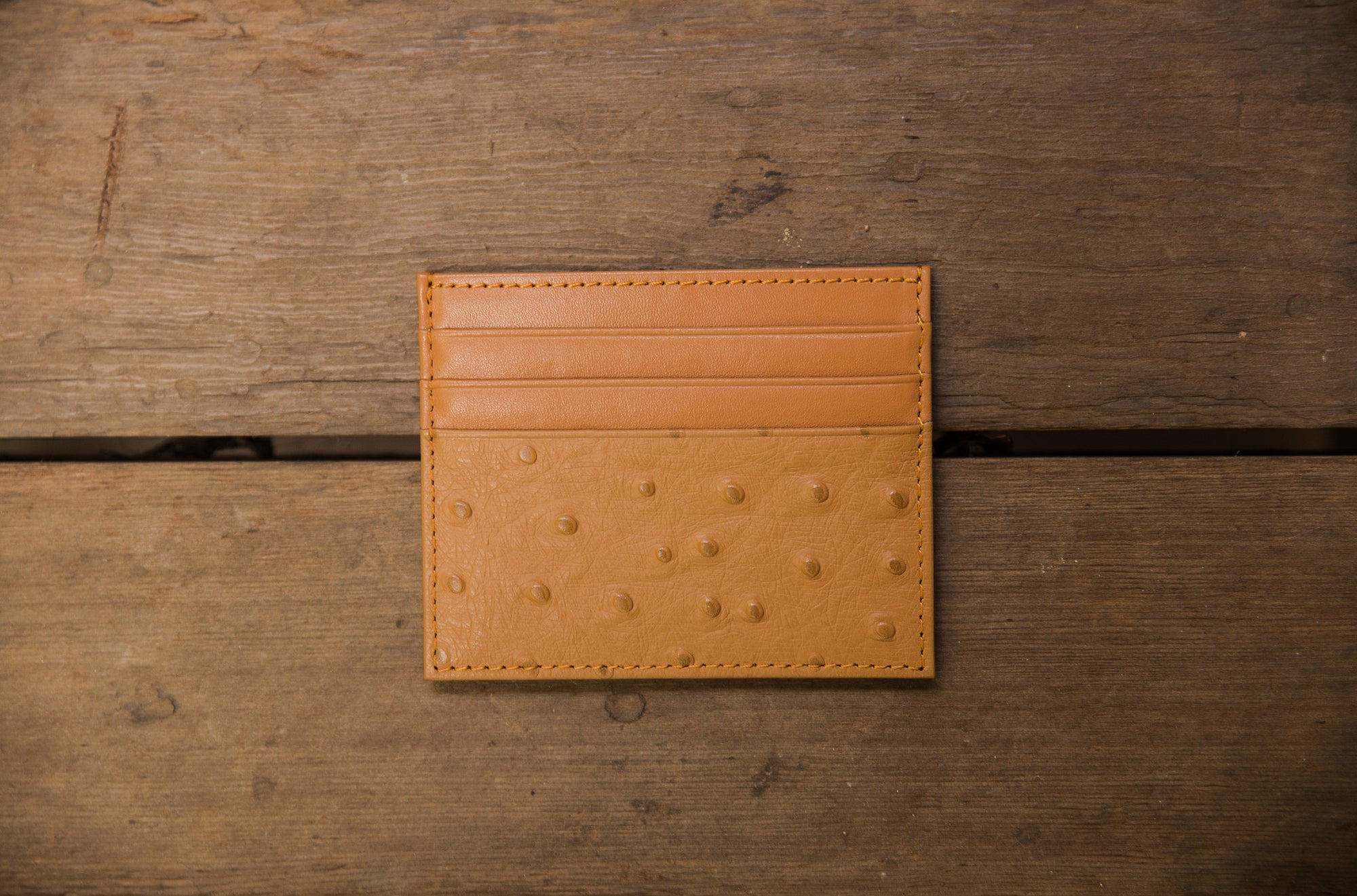 French Crown Tan with Black Vegan Leather Handcrafted Wallet and Card Holder Set