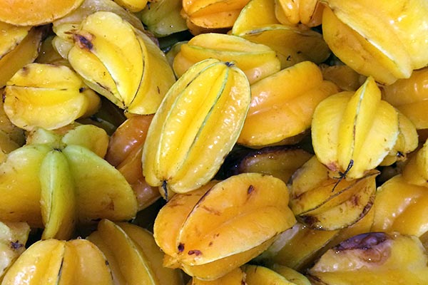 Starfruit is popular in Hawaii