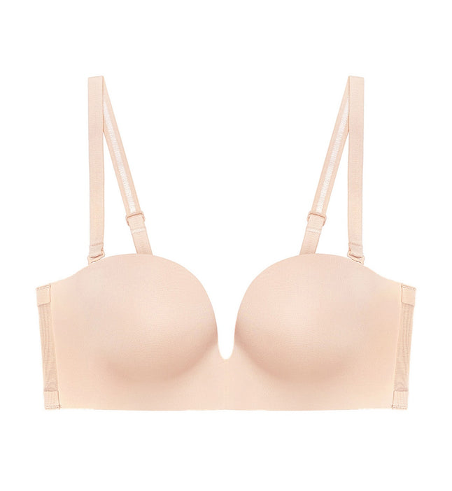 Buy Trylo-Oh-so-pretty you! Beige Non Wired Non Padded Plunge Bra