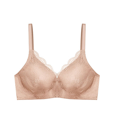 Modern Curvy Non-Wired Padded Bra in Foundation Nude